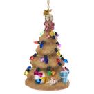 Enfeite de vidro para árvore de Natal Kurt Adler Noble Gems Sand