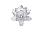 Enfeite Decoração de Cristal Vidro Flor de Lotus Para Sala Quarto Cristaleira Pequeno 8CM Enfeite Decoração de Cristal Vidro Flor de Lotus Para Sala Quarto Cristaleira Pequeno 8CM