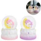 Enfeite Decoração Luz LED Infantil Unicornio Luminoso