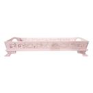Enfeite Decorativo Bandeja Rosa - Decoração Quarto Sala Luxo Elegante