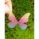 Enfeite decorativo Borboleta Tecido Tie Dye - 10uns - Rizzo Confeitaria