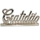 Enfeite Decorativo Ceramica Gratidão Decoração Casa Luxo