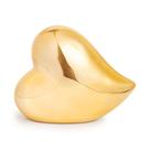 Enfeite Decorativo "Coração" Dourado Em Cerâmica M02 - D'Rossi Enfeite Decorativo "Coração" Dourado Em Cerâmica M02 - D'Rossi