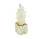 Enfeite Decorativo Coral Marinho c Base Branco Dourado Enfeite Decorativo Coral Marinho c Base Branco Dourado