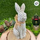 Enfeite Decorativo de Pascoa - Coelho com Laço - 20cm - 1 unidade - Rizzo