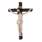 Enfeite Decorativo de Porta - Crucifixo de parede com Cristo em Resina