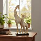 Enfeite Decorativo De Resina Girafa Mãe E Filha Dourada Dourado - Espressione Enfeite Decorativo De Resina Girafa Mãe E Filha Dourada Dourado - Espressione