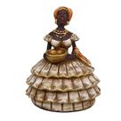 Enfeite Decorativo Estatueta Baiana Casa Decorada Peça em Gesso