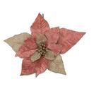 Enfeite Decorativo Flor Ghandi Juta 23cm