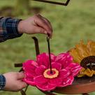 Enfeite Decorativo Flor Pink