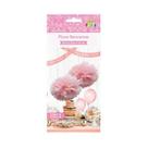 Enfeite Decorativo Flores Com 2 Unidades Rosa