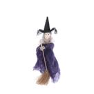 Enfeite Decorativo Halloween - Bruxa Ruby - Roxo - 1 unidade - Cromus - Rizzo