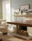 Enfeite Decorativo "Home" Branco 13 CM Enfeite Decorativo "Home" Branco 13 CM