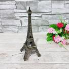 Enfeite decorativo metal torre eiffel 18cm - interponte