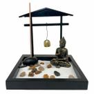 Enfeite Decorativo Ornamental Buda Jardim Zen Incensário