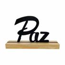 Enfeite Decorativo Paz em MDF 19,8 cm