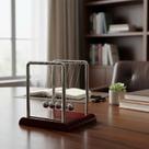 Enfeite Decorativo Pêndulo De Newton Com 18 Cm