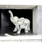 Enfeite Elefante Metalizado Dourado Prata Rose Decoração Elegante Coisas Diferentes Para Casa