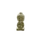 Enfeite em Cerâmica Buda Pequeno Dourado - 7cm