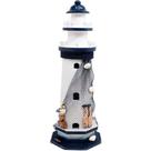 Enfeite Farol Marítimo Decoração Casa Náutica Mar Praia 50cm