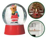 Enfeite Globo Neve Decoração 10x10 Natal Natalino Sortido