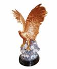 Enfeite Grande Decoração Luxo Águia Dourada- Força- Poder- 55cm