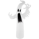 Enfeite Halloween Inflável Gigante Quintal e Jardim Arvore Fantasma Assombração 2,40 Metros Para Área Externa Bivolt