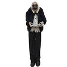 Enfeite Halloween Mordomo 1,65m Luz, Som E Movimento