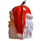 Enfeite Luminária De Natal Cabeça De Papai Noel