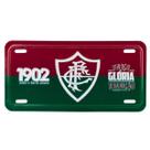 Enfeite Metal Placa Carro 15x30cm - Fluminense