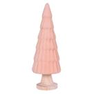 Enfeite Mini Arvore Decoração Vila Cerâmica Rose 25cm