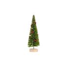Enfeite Mini Árvore Natal com Bolinhas Natalina 24cm
