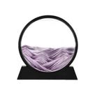 Enfeite Moldura Areia Fluída Paisagem Em Movimento - Roxo