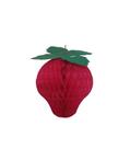 Enfeite Morango N1 Para Carnaval Vermelho 10cm