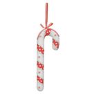 Enfeite Natal Bengala Pendurar Vermelho e Branco 34cm Enfeite Natal Bengala Pendurar Vermelho e Branco 34cm