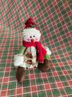 Enfeite Natal Boneco neve sentado smile 20 cm Enfeite Natal Boneco neve sentado smile 20 cm