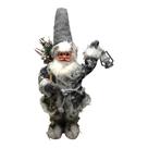 Enfeite Natal Boneco Papai Noel Luxo Decoração Natalina 30cm