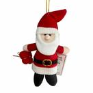 Enfeite Natal Pendurar Papai Noel Presente 16cm 1un Cromus