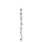 Enfeite Natal Pingente Cristal Transparente 30cm