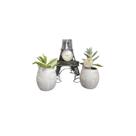Enfeite Natal Pote/Vaso Plantas Objetos Lindo Presente Único