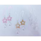 Enfeite Natalino Acrílico Decoração Pendentes Estrela