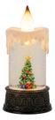 Enfeite Natalino Decorativo Vela Luminária Led A Pilha Luxo