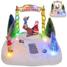Enfeite Natalino Natal Papai Noel LED Som Parquinho Gangorra Movimento Arvore Pinheiro Decoraçao Fim de Ano Festa Enfeite Natalino Natal Papai Noel LED Som Parquinho Gangorra Movimento Arvore Pinheiro Decoraçao Fim de Ano Festa