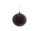 Enfeite natalino neon marron 10x10cm Enfeite natalino neon marron 10x10cm