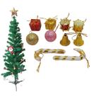 Enfeite Natalino Para Arvore de Natal Tambor Bola Sino 10 pc