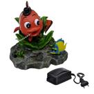 Enfeite Ou Decorção Para Aquário Nemo Na Pedra Móvel - 220V