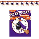 Enfeite p/ Festa de Halloween Bandeirinhas Bruxinha Má 3Mts Enfeite p/ Festa de Halloween Bandeirinhas Bruxinha Má 3Mts