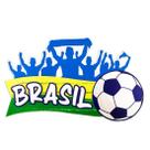 Enfeite Painel Brasil Torcida Bola Copa do Mundo - 01 unid