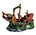 Enfeite Para Aquário Ou Ornamento Barco Viking - Rs-225