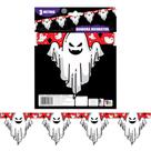 Enfeite para Festa de Halloween Bandeirinhas de Fantasma 3 metros Enfeite para Festa de Halloween Bandeirinhas de Fantasma 3 metros